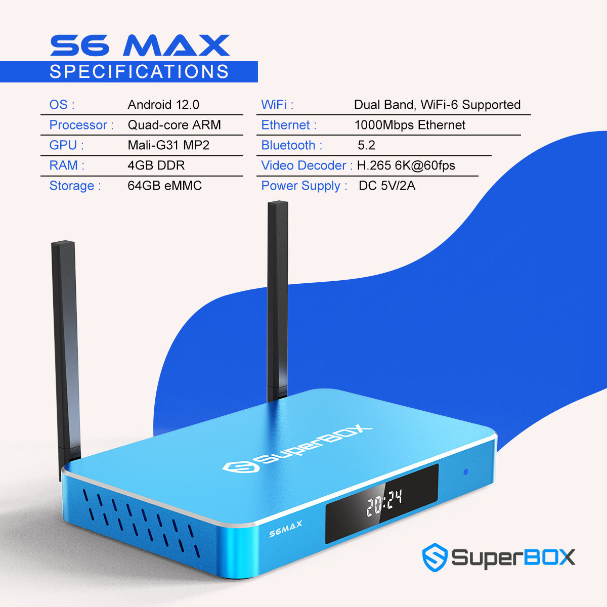 SuperBox S6 Max (Hot)