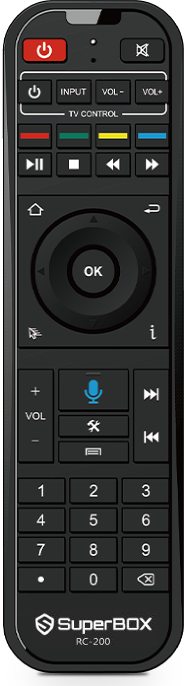 Original SuperBox Remote Control (Voice)