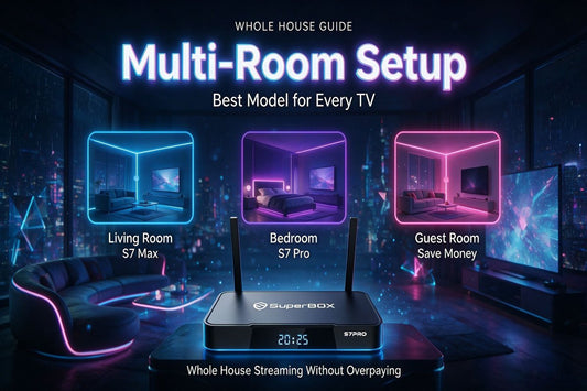 SuperBox multi room setup guide best model for every TV in your house