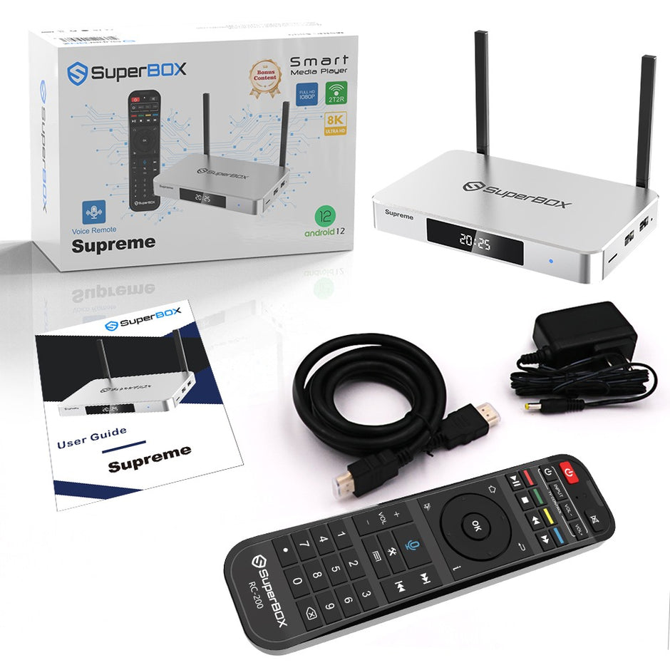 Super Box Interface SuperBox Official Store | Best Android TV Box Retailer 2025